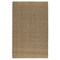Saltoro Sherpi Quell 2 x 3 Handwoven Area Rug, Natural Brown Seagrass, Braided Design-
